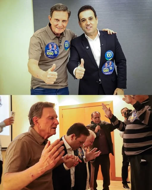 Crivella declara apoio a André Português em encontro com pastores e lideranças
